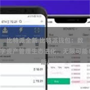 比特派全新 比特派钱包：数字资产管理生态进化，无限可能！