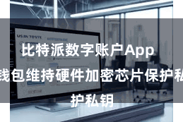 比特派数字账户App  该钱包维持硬件加密芯片保护私钥