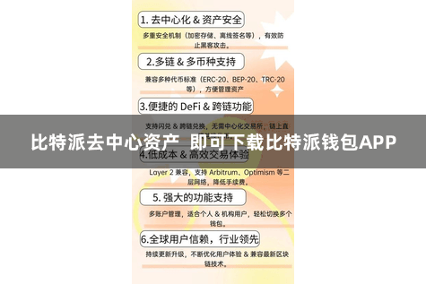 比特派去中心资产  即可下载比特派钱包APP